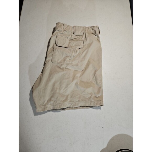 Duluth Trading Shorts Size 2XL‎ Mens Tan Khaki Elastic Waist Pockets (A208) - Picture 1 of 8